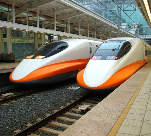 רכבת מהירה מודרנית בטייוואן
