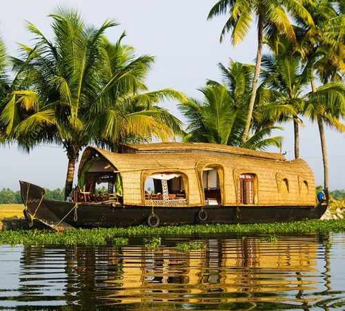 Houseboat on Kerala Backwaters, India Houseboat on Kerala backwaters. Kerala, India